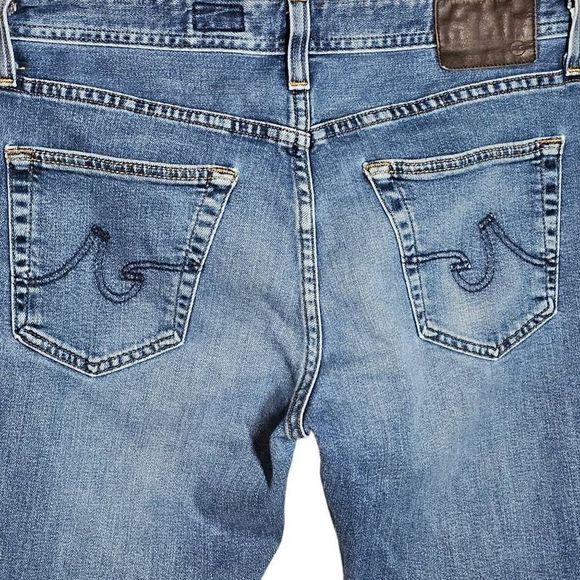 Men's AG Adriano Goldschmied The Graduate Jeans Tailored Leg Size 30x34 - Picture 12 of 14